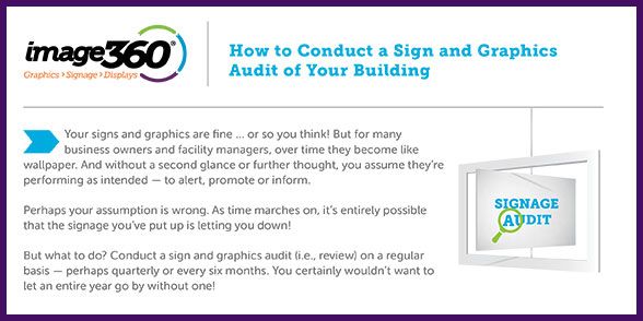 How to Conduct a Sign and Graphics Audit of Your Building