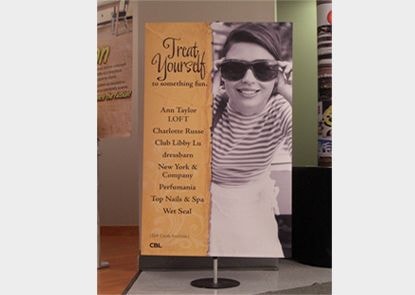 PS002 - Custom Floor Stands - Pedestal Sign for Retail