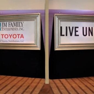 WF007 - Custom Wall Mount Frame for Non-Profits & Associations