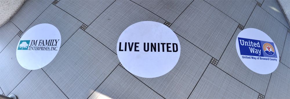 FC030 - Custom Floor Graphic for Non-Profits & Associations 