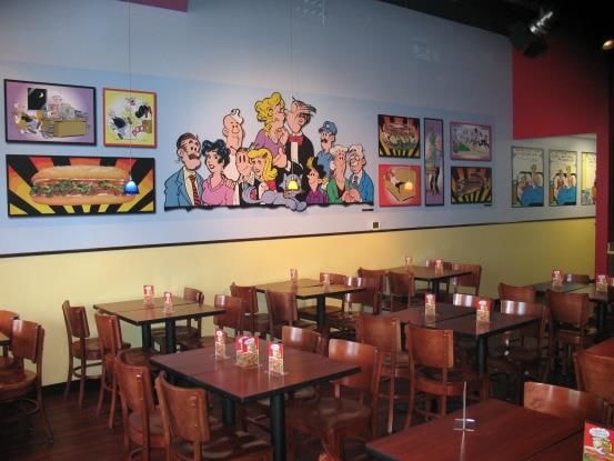 WM004 - Custom Wall Mural for Restaurant