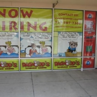 WIN015 - Custom Window Graphic for Restaurant