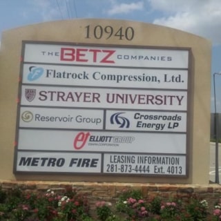 BMS005 - Custom Backlit Monument Sign for Property Management