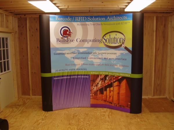 PU005 - Custom Pop-Up Trade Show Booth for Professional Services