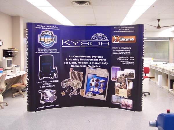 PU007 - Custom Pop-Up Trade Show Booth for Service & Trade Organizations