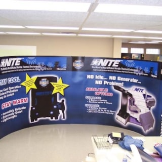 PU009 - Custom Pop-Up Trade Show Booth for Service & Trade Organizations