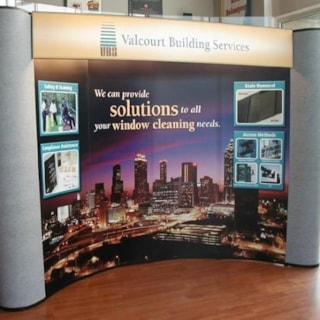 PU013 - Custom Pop-Up Trade Show Booth for Service & Trade Organizations