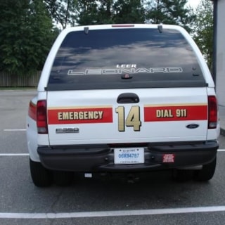 EVR011 - Custom Emergency Vehicle Reflective Striping & Chevron for Government