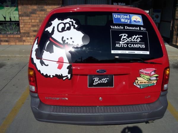 VL009 - Custom Vehicle Lettering for Non-Profits & Associations 