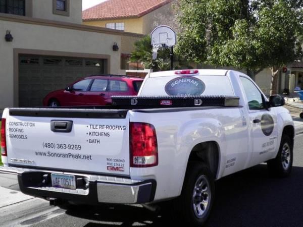 VL232 - Custom Vehicle Lettering for Construction