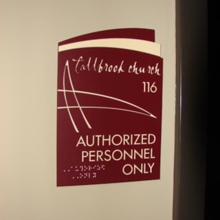 ADA017 - Custom ADA & Wayfinding for Religious Organizations