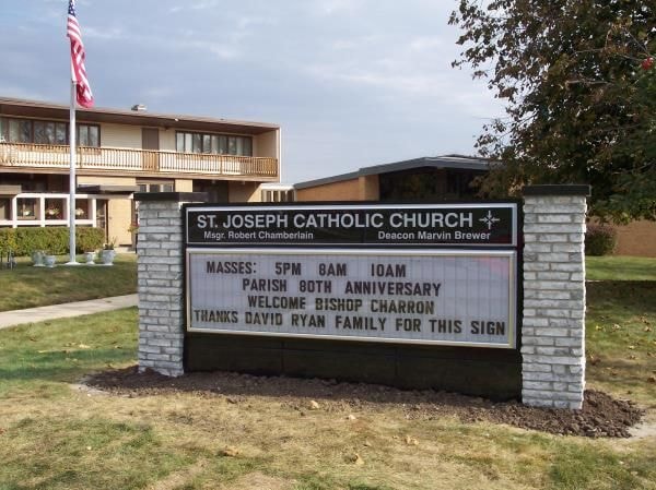 CLS002 - Custom Changeable Letter Sign for Religious Organizations 