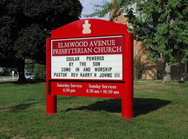 CLS011 - Custom Changeable Letter Sign for Religious Organizations 