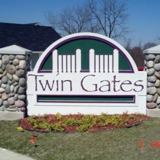 MON005 - Custom Monument Sign for Property Management