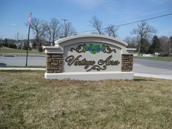 MON033 - Custom Monument Sign for Property Management