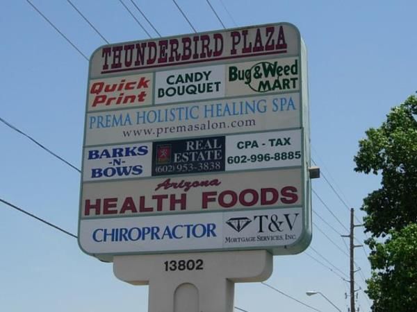 PYL026 - Custom Pylon Sign for Retail