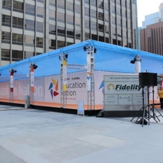 MESH007 - Custom Mesh Banner and Building Wrap for Education