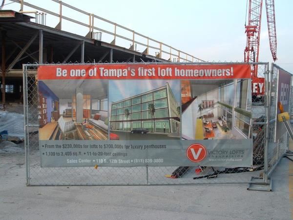 MESH024 - Custom Mesh Banner and Building Wrap for Property Management