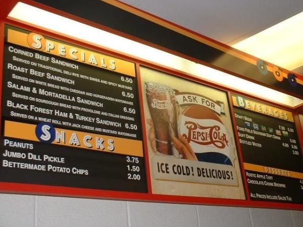 MENU003 - Custom Menu Sign for Restaurant