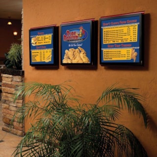 MENU004 - Custom Menu Sign for Restaurant
