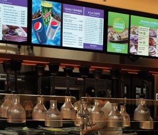 MENU006 - Custom Menu Sign for Restaurant