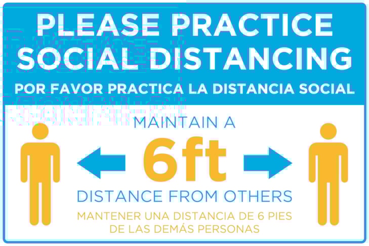 Social Distancing Signs