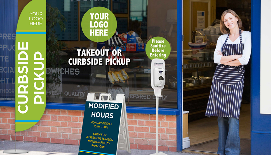 Reusing COVID Signs & Graphics