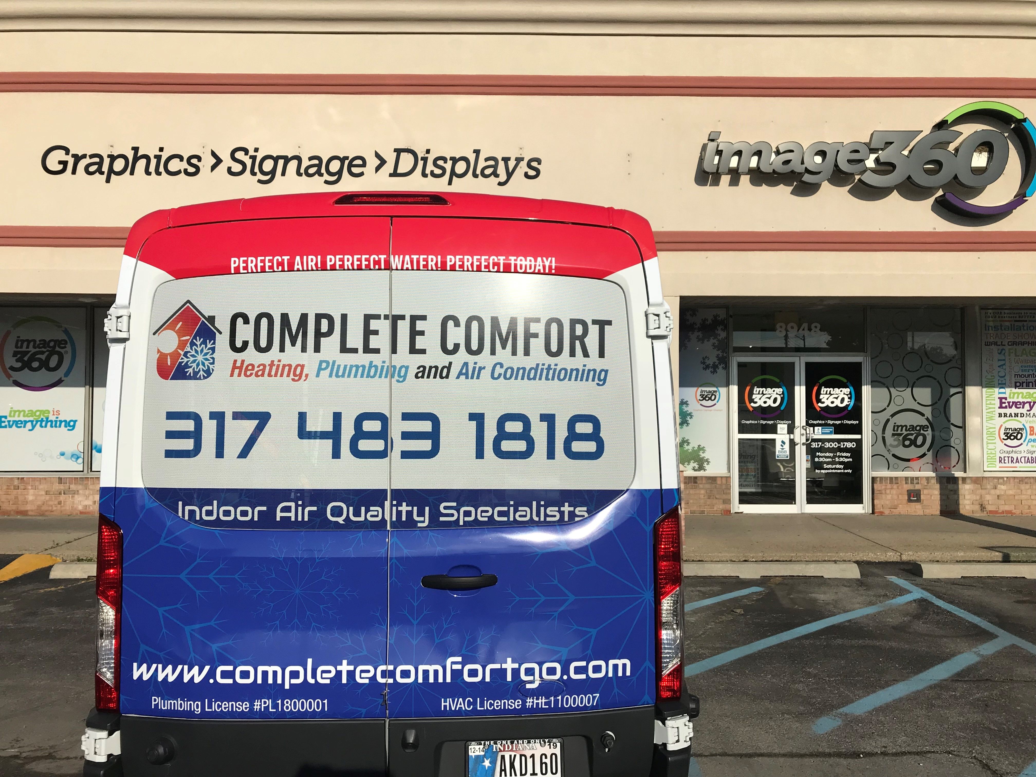 Full Van Wrap for Complete Comfort in Greenwood,IN