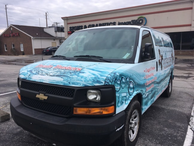 Vehicle Wrap for Drain Busters Indy
