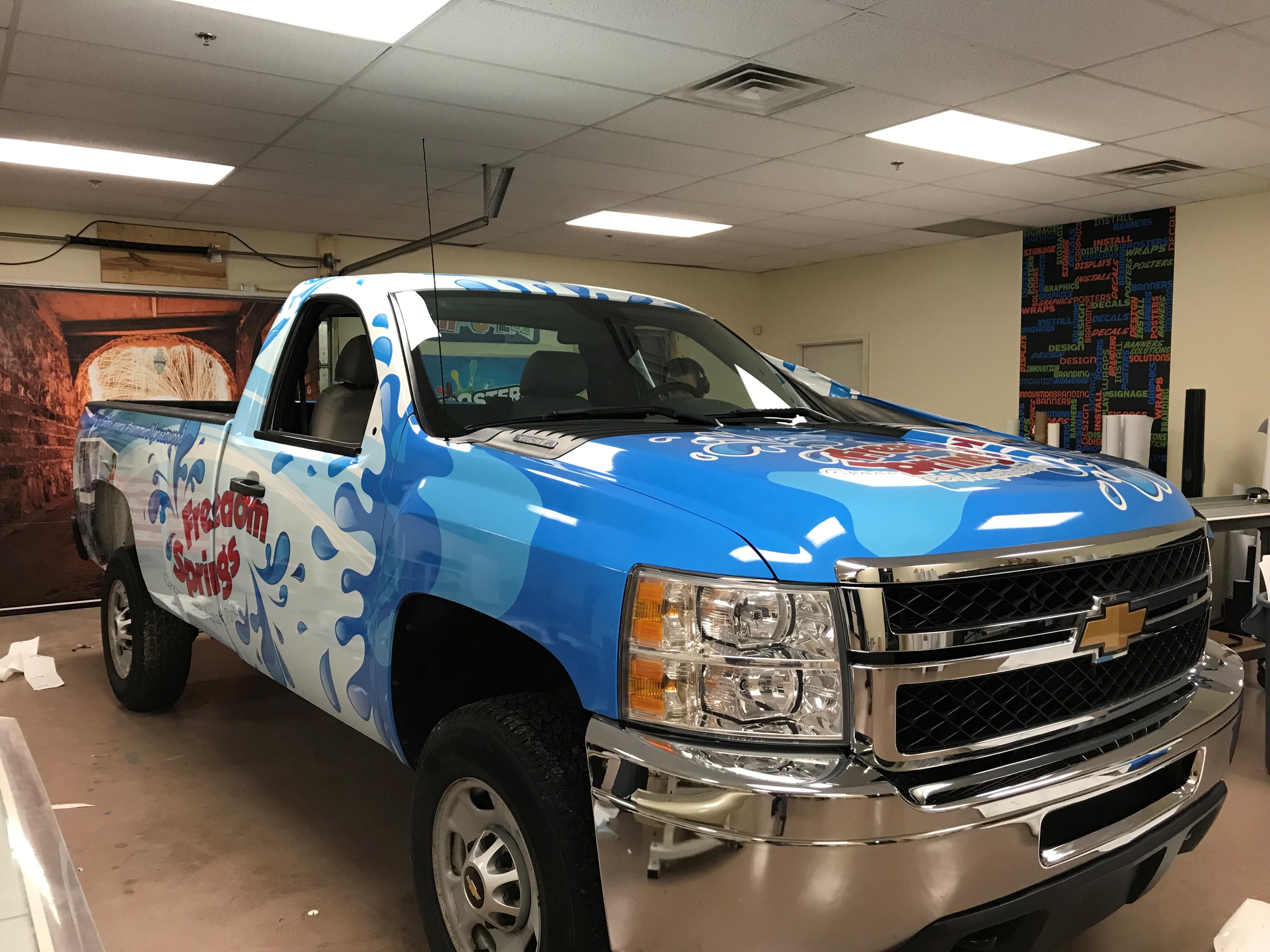 Vehicle Wrap for Greenwood City Parks and & Recreation in Greenwood,IN 