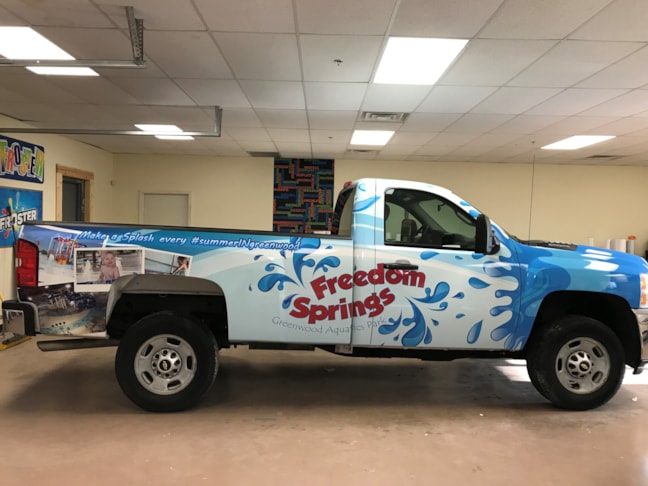 Vehicle Wrap for Greenwood City Parks and & Recreation in Greenwood,IN 