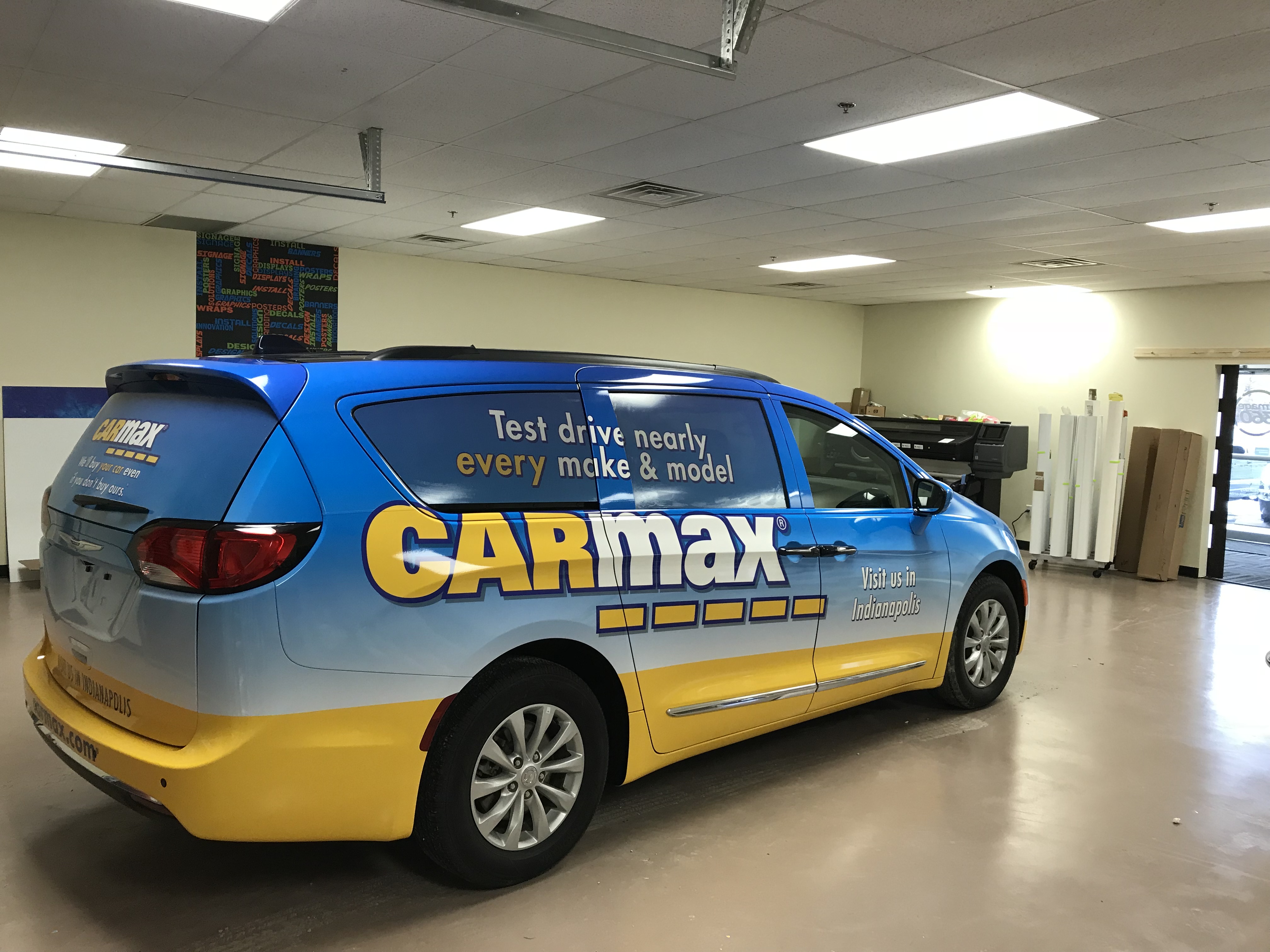 Vehicle Wrap for Carmax in Indianapolis,IN