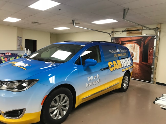 Full Vehicle Wrap for Carmax in Indianapolis, IN