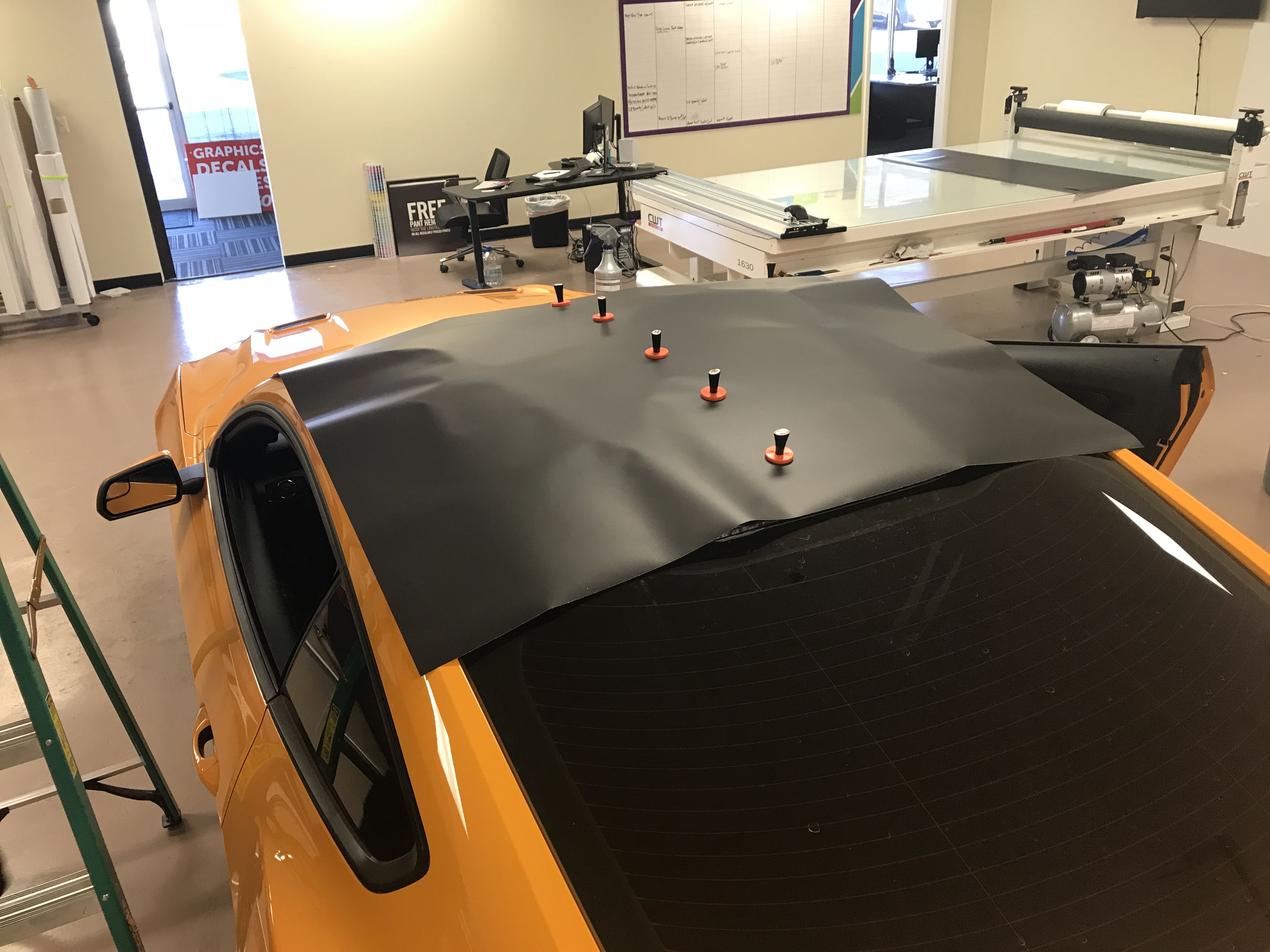 Partial Vehicle Wrap for Aaron Gonzalez in Indianapolis