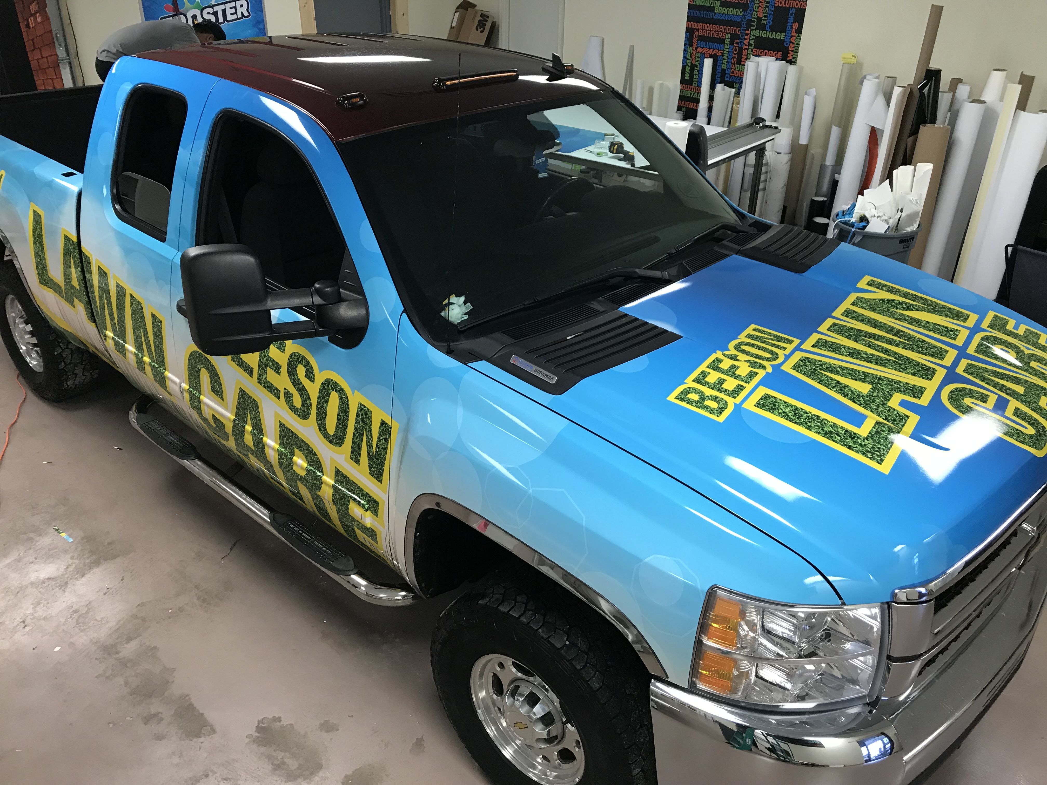 Full Vehicle Wrap for Beeson Lawn Care in Greenwood IN