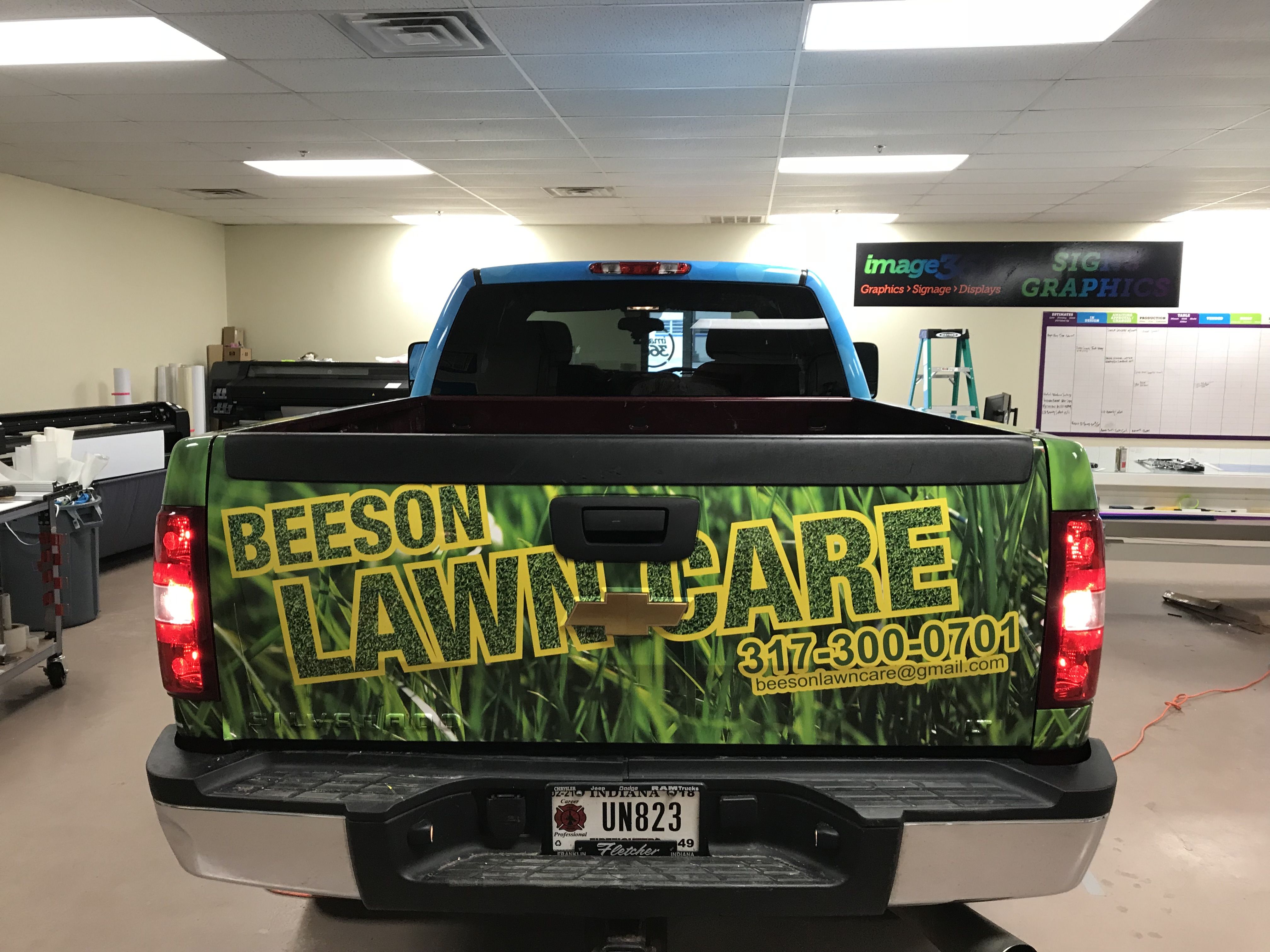 Full Vehicle Wrap for Beeson Lawn Care in Greenwood IN