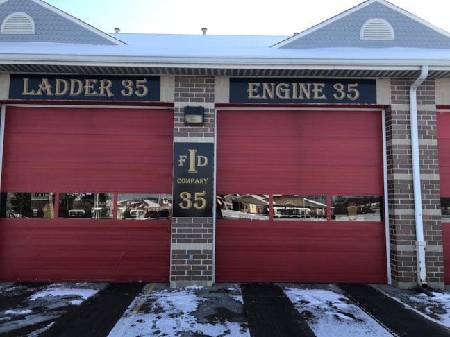 Metal Signs for Indianapolis Fire Department Station 35 in Indianapolis,IN