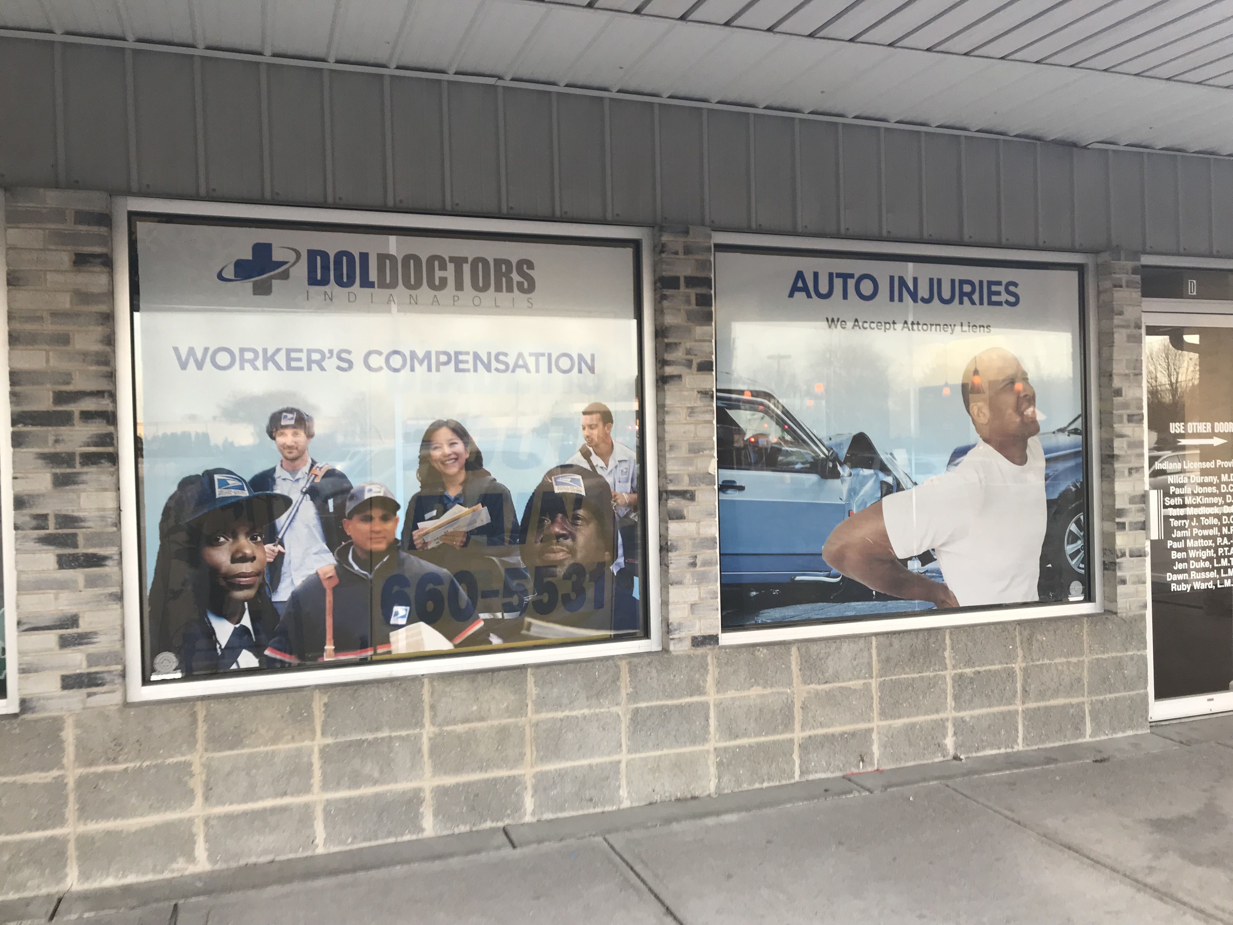 Perforated Window Graphics - Dol Doctors in Indianapolis,IN