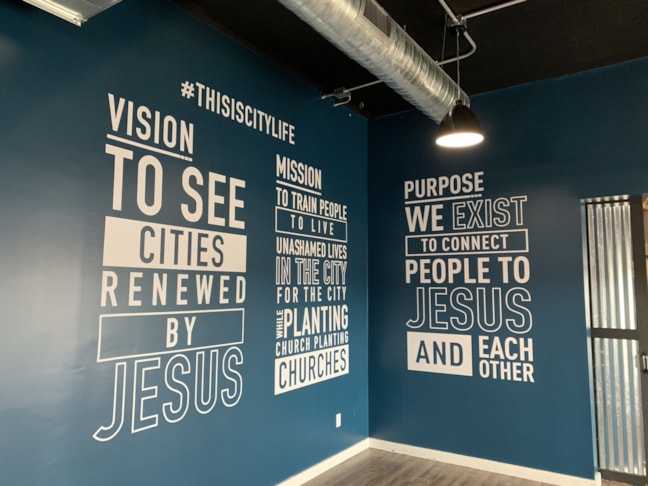 Wal Graphics for CityLife Church in Greenwood IN