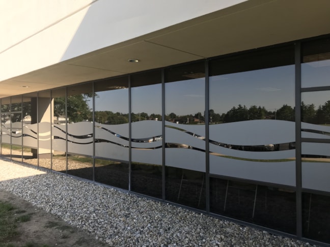 Frosted Vinyl, Window Graphics, Window Wrap for Valle Vista Health System in Greenwood IN