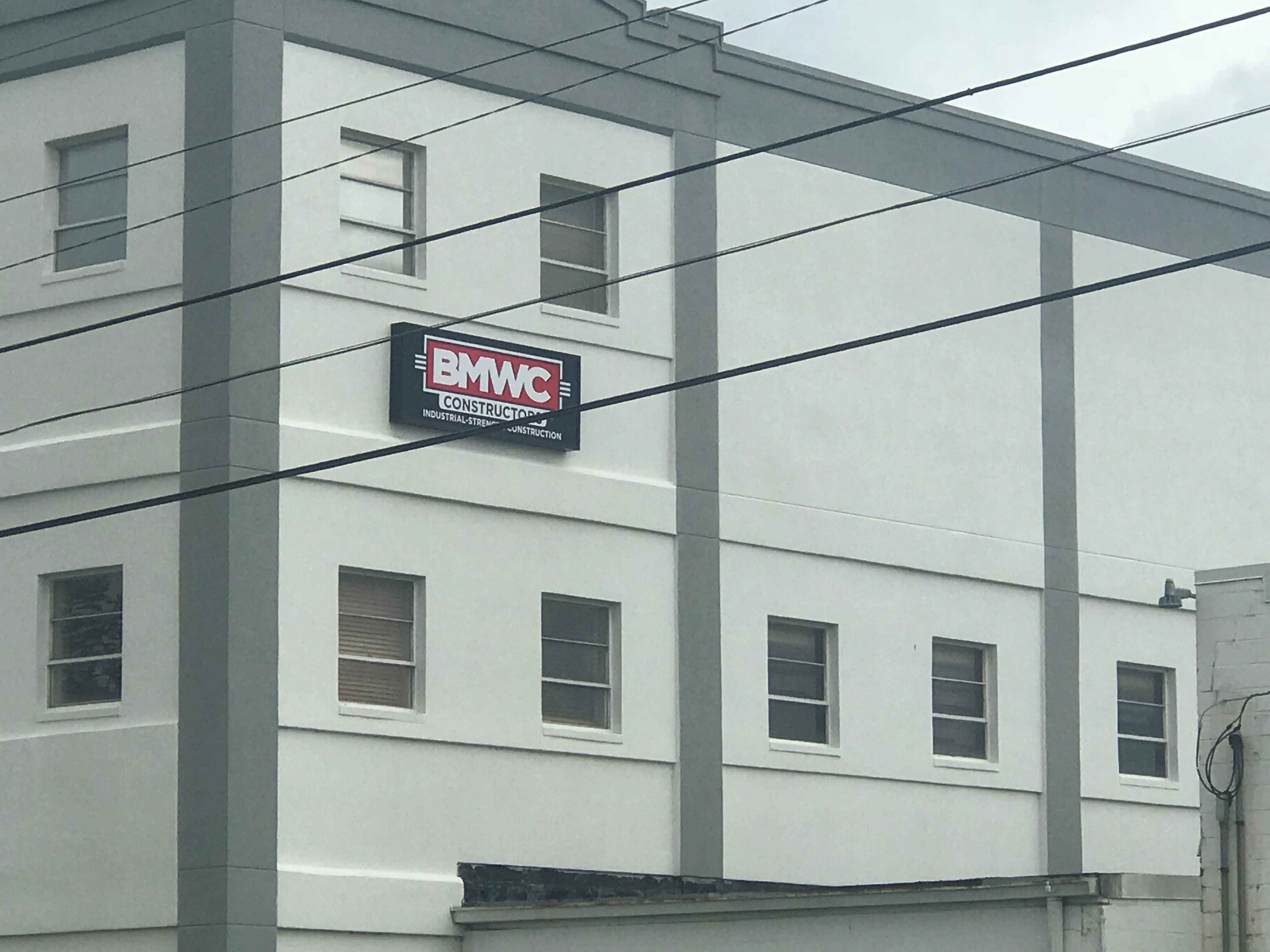 Building Signs / Cabinet Signs for BMWC Constructors Inc in Indianapolis