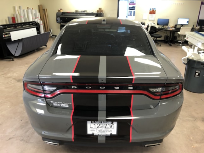 Dodge Charger Vinyl Stripes Decals