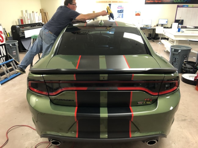 Dodge Charger Vinyl Stripes Decals