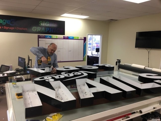 Channel Letters for Vegas Nail&Spa in Carmel, IN