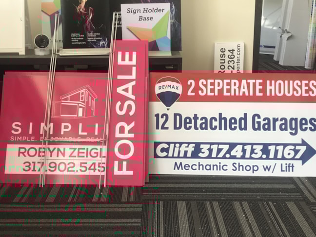 Yard Signs, Real Estate Signs
