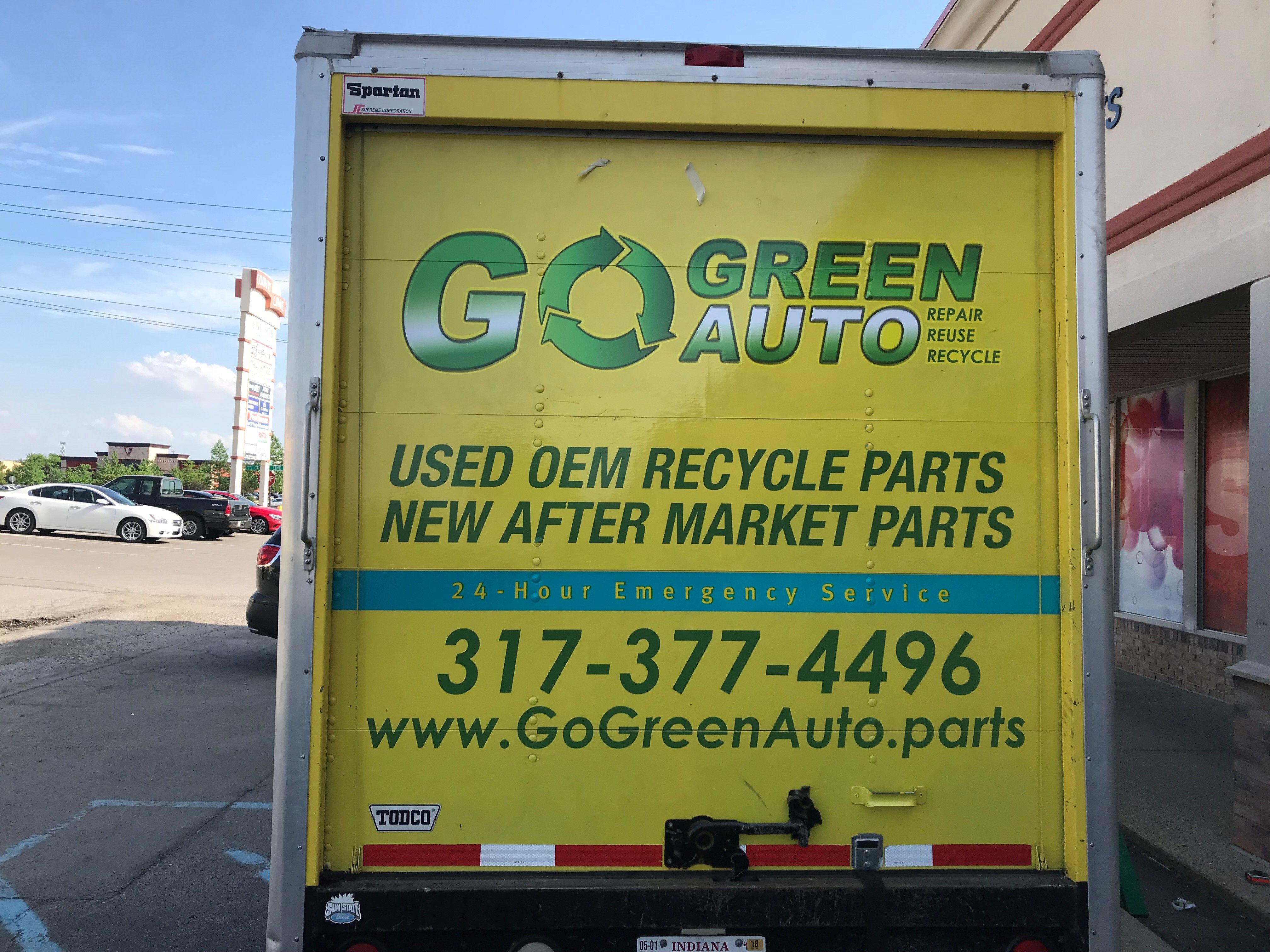 Partial Wrap for Go Green Auto in Indianapolis,IN