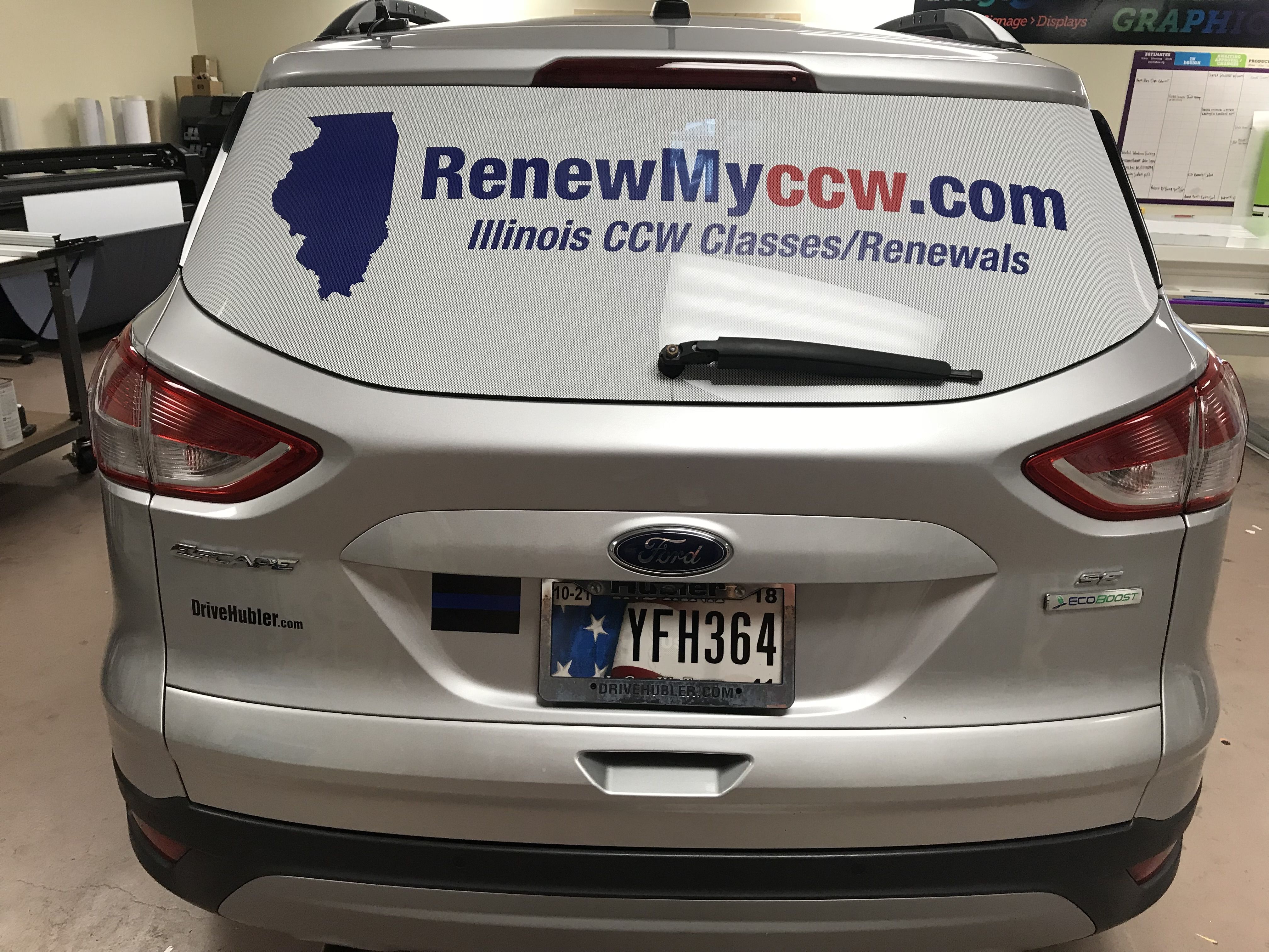 Window Wrap / Perforated Window Film