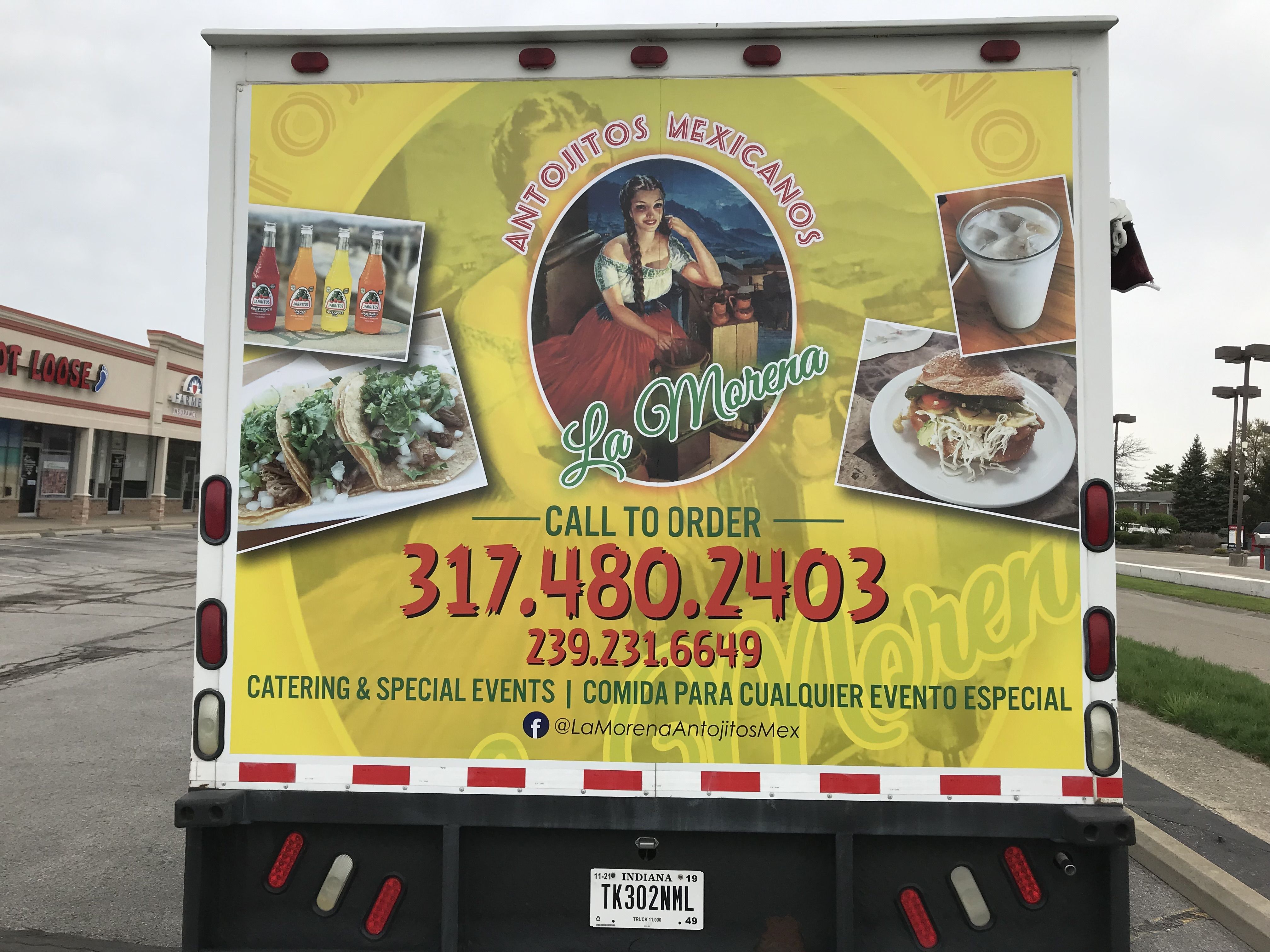 Partial Food Truck Wrap in Indianapolis IN