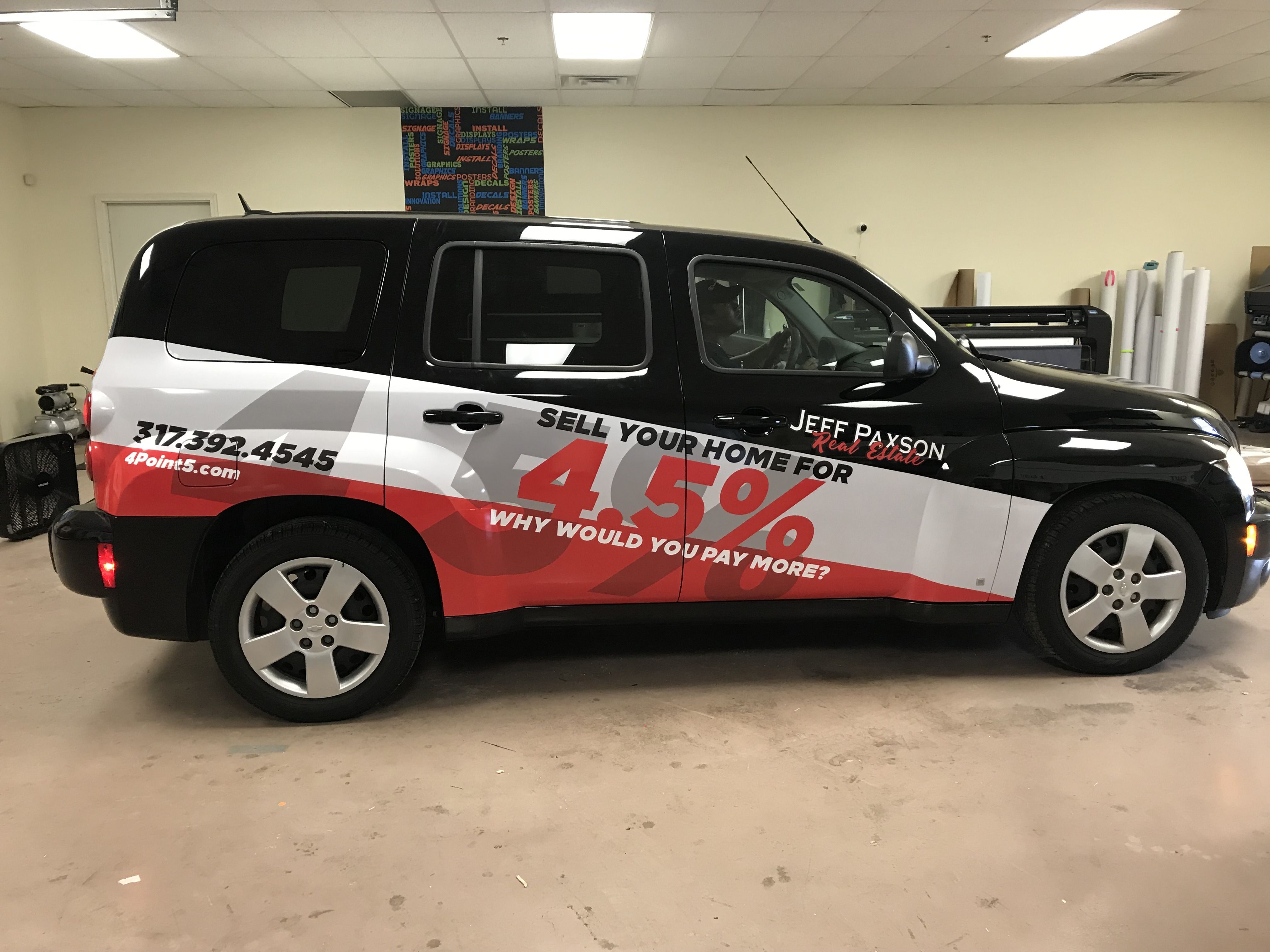 Partial Wrap for Jeff Paxson Real Estate 
