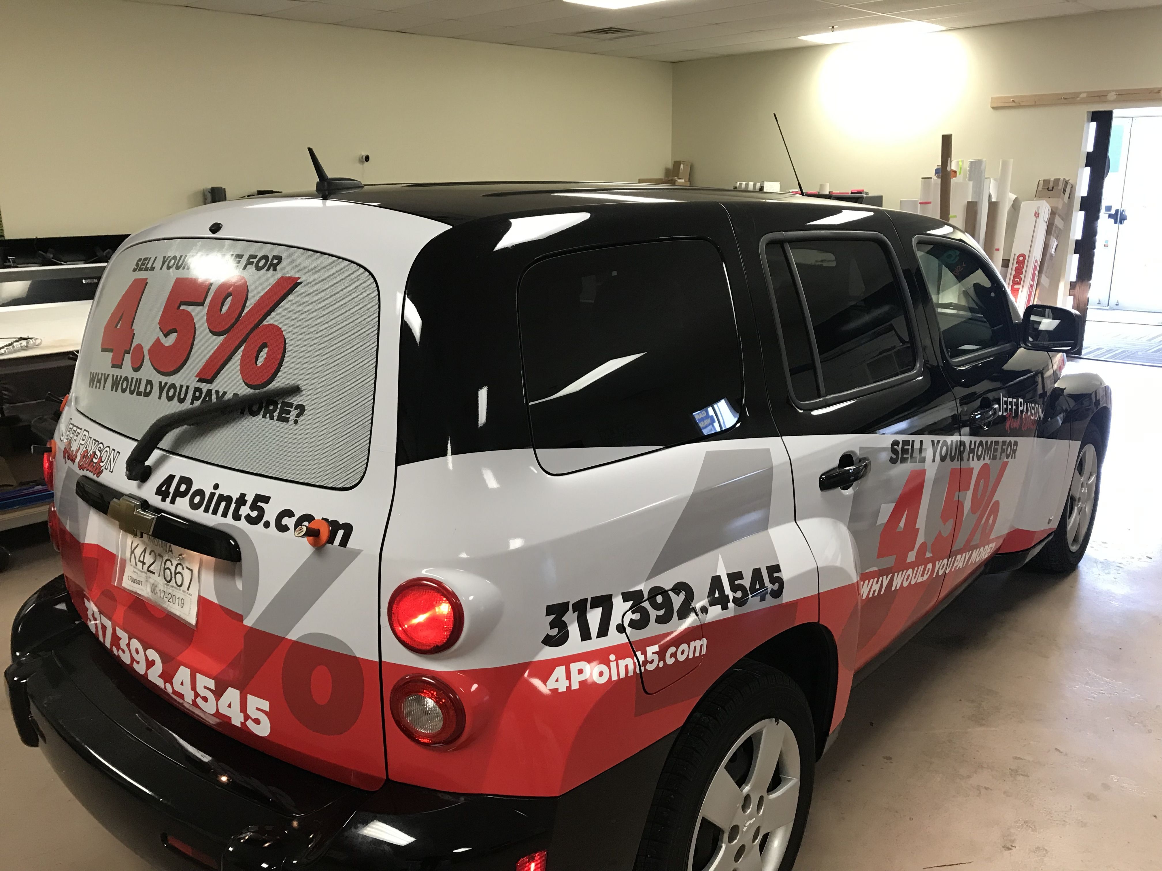 Partial Wrap for Jeff Paxson Real Estate 